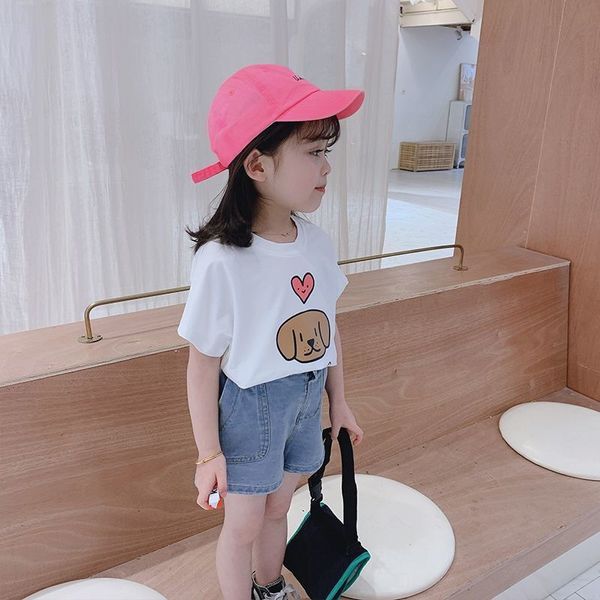hongyin girls' short sleeve t-shirt 2021 new children's korean t-baby summer foreign style base coat white 80, Blue
hongyin girls' short sleeve t-shirt 2021 new children's korean t-baby summer foreign style base coat white 80, Blue