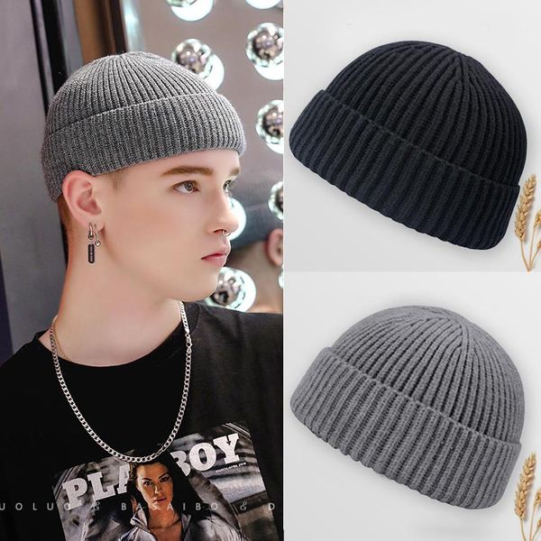beanie/skull caps solid color beanie hats winter men's women's knitted thick hat lovers melon leather hip-hop, Blue;gray
beanie/skull caps solid color beanie hats winter men's women's knitted thick hat lovers melon leather hip-hop, Blue;gray