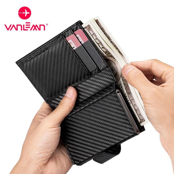 card holders rfid carbon fiber wallet men leather luxury mens business holder case id bank metal cardholder, Brown;gray
card holders rfid carbon fiber wallet men leather luxury mens business holder case id bank metal cardholder, Brown;gray