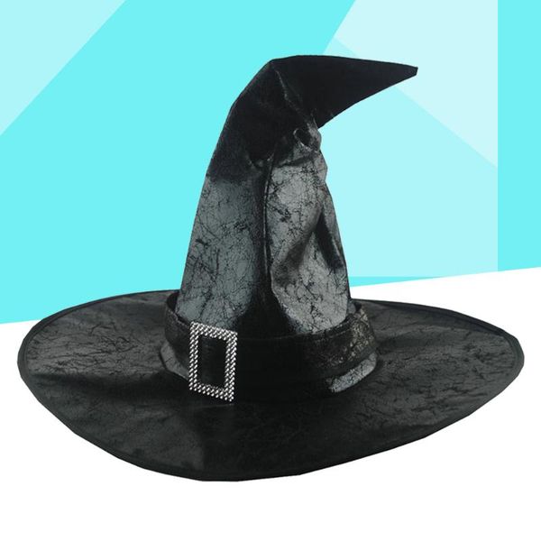 party hats leather witch wizard headgear hat headdress cosplay costume accessories with buckle (black)
party hats leather witch wizard headgear hat headdress cosplay costume accessories with buckle (black)