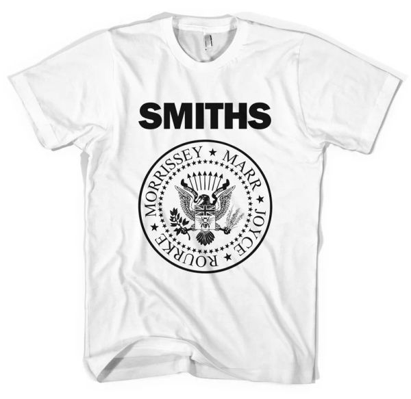 The Smiths T Shirt Morrissey Crest Logo Unisex T-Shirt All Sizes, White;black