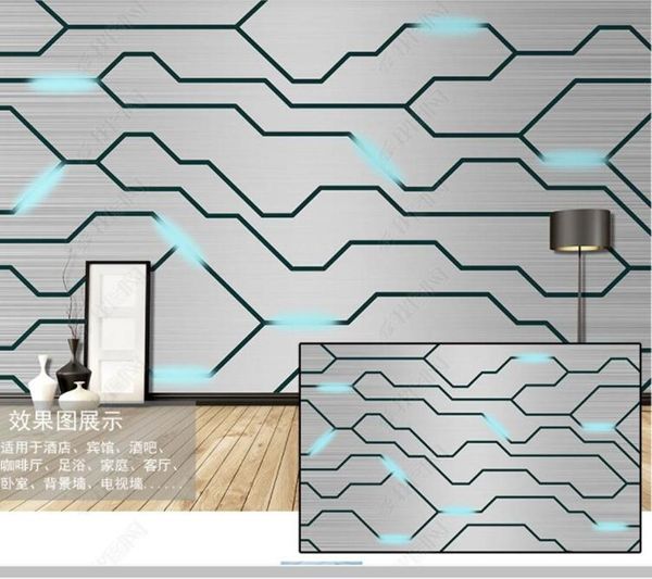 papel de parede modern technology fashion circuit diagram metal geometric abstract 3d wallpaper,bedroom ktv bar mural wall decor wallpapers
papel de parede modern technology fashion circuit diagram metal geometric abstract 3d wallpaper,bedroom ktv bar mural wall decor wallpapers