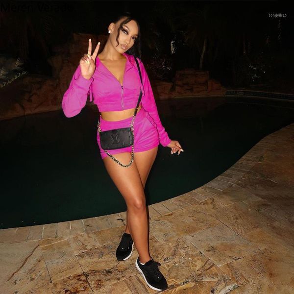 women's tracksuits meren verado women spring autumn full sleeve zipper up hooded crop & short pant sport fitness 2 piece set outfit, Gray
women's tracksuits meren verado women spring autumn full sleeve zipper up hooded crop & short pant sport fitness 2 piece set outfit, Gray