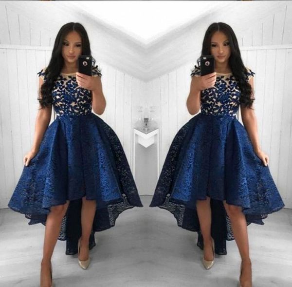 2021 vintage navy blue lace cocktail dresses neck high low short party prom gowns homecoming dresses arabic vestidos evening dresses, Black
2021 vintage navy blue lace cocktail dresses neck high low short party prom gowns homecoming dresses arabic vestidos evening dresses, Black