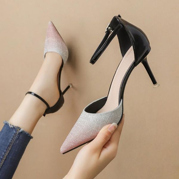 dress shoes glitter woman pumps ladies heels for women mary jane fetish high designer luxury mujer bombas, Black
dress shoes glitter woman pumps ladies heels for women mary jane fetish high designer luxury mujer bombas, Black
