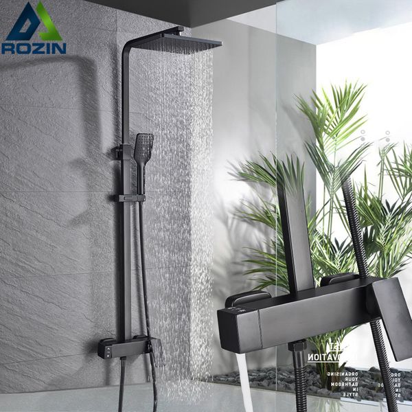 matte black wall mounted rainfall shower faucet rotate watering can bath shower set handshower head rain bathroom mixer tap
matte black wall mounted rainfall shower faucet rotate watering can bath shower set handshower head rain bathroom mixer tap
