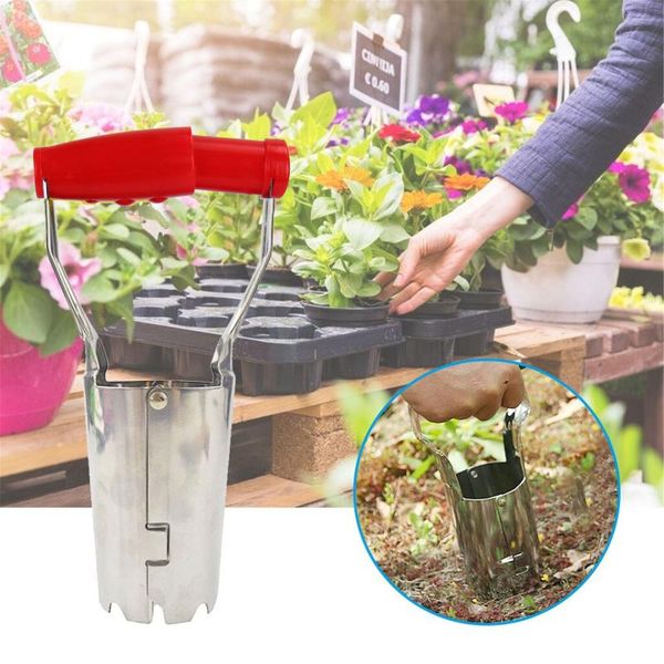 metal vegetable plants seedling transplanting gardening yard planter hand tools weeding family tube planters & pots
metal vegetable plants seedling transplanting gardening yard planter hand tools weeding family tube planters & pots