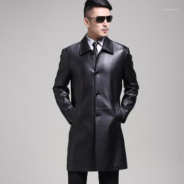 lubao men's leather clothing fashion city spring and autumn leisure long wholesale & faux, Black
lubao men's leather clothing fashion city spring and autumn leisure long wholesale & faux, Black