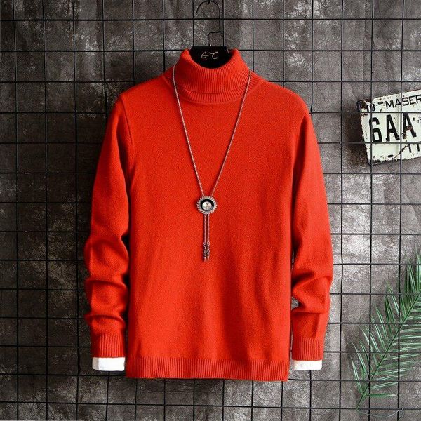 men's sweaters high neck sweater korean version loose fashion youth knitted bottomed shirt, White;black
men's sweaters high neck sweater korean version loose fashion youth knitted bottomed shirt, White;black