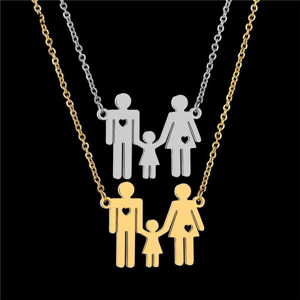 pendant necklaces xlnt family chain stainless steel necklace parents and children heart silver jewelry gifts for mom dad
pendant necklaces xlnt family chain stainless steel necklace parents and children heart silver jewelry gifts for mom dad