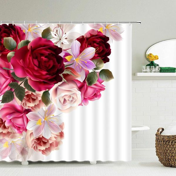 shower curtains 3d beautiful flowers curtain bathroom polyester waterproof fabric leaf home decoration with hook
shower curtains 3d beautiful flowers curtain bathroom polyester waterproof fabric leaf home decoration with hook