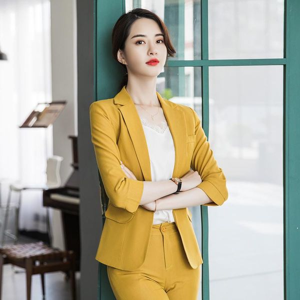 women's suits set overalls blazer & pencil pants 2 pieces women formal slim office lady suit work pant two piece, White
women's suits set overalls blazer & pencil pants 2 pieces women formal slim office lady suit work pant two piece, White