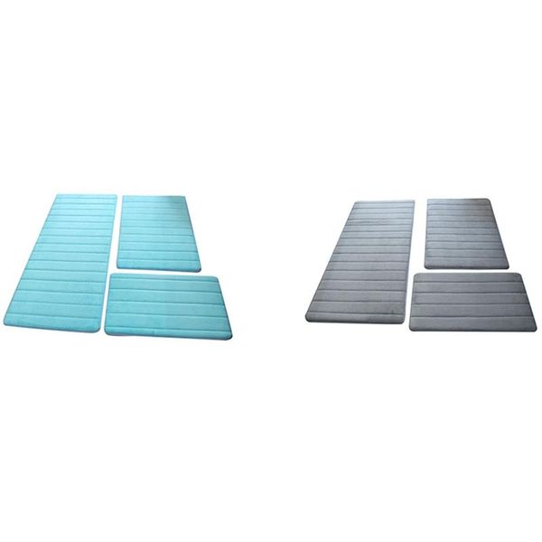 2set coral velvet rug, memory foam mat, cushion, bathroom anti-slip foot bath mat-lake blue & grey carpets
2set coral velvet rug, memory foam mat, cushion, bathroom anti-slip foot bath mat-lake blue & grey carpets