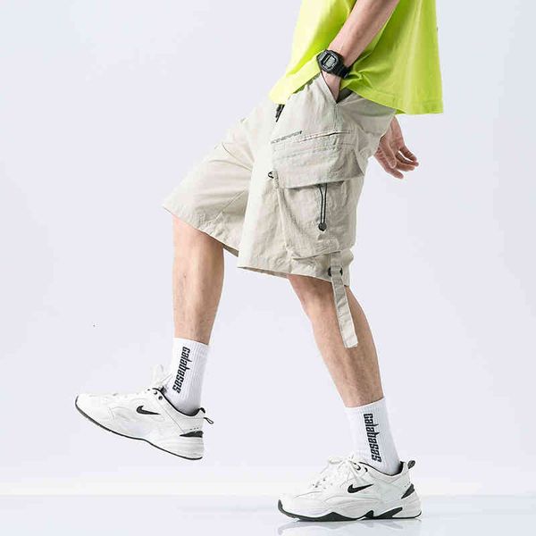 men's shorts multi-pockets cargo streetwear hip hop baggy male loose short pants bermuda 9uxk, White;black
men's shorts multi-pockets cargo streetwear hip hop baggy male loose short pants bermuda 9uxk, White;black