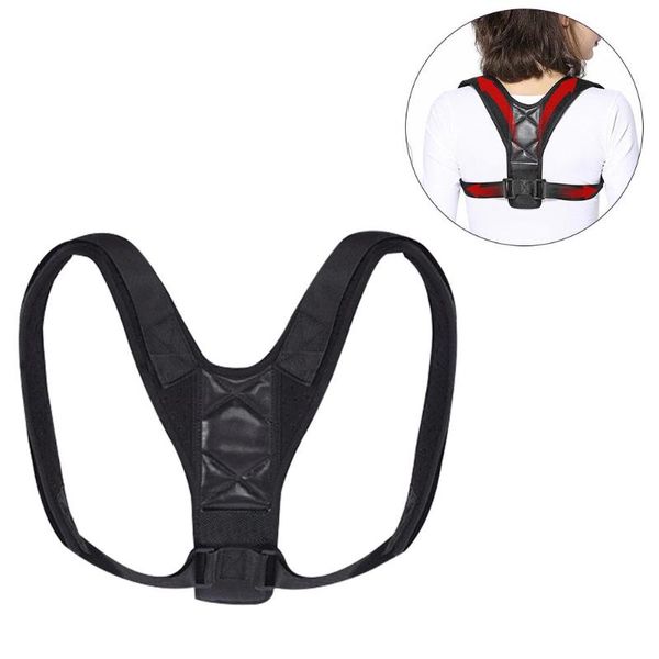back corrector adjustable hunchback pull strap body breathable clavicle posture correction belt support, Black;blue
back corrector adjustable hunchback pull strap body breathable clavicle posture correction belt support, Black;blue