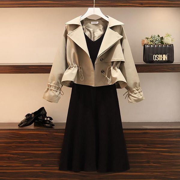 two piece dress 2021 spring autumn women elegant 2 set female casual short coats + suspender vest dresses suit e381, White
two piece dress 2021 spring autumn women elegant 2 set female casual short coats + suspender vest dresses suit e381, White