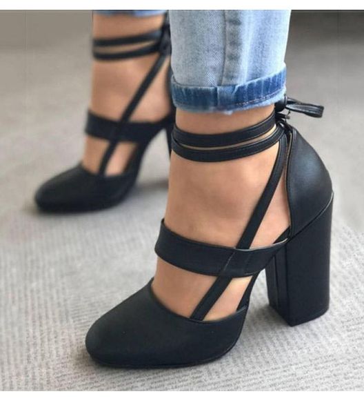 women pumps plus size 35-43 heels chaussures femme gladiator summer high for party wedding shoes thick dress, Black
women pumps plus size 35-43 heels chaussures femme gladiator summer high for party wedding shoes thick dress, Black