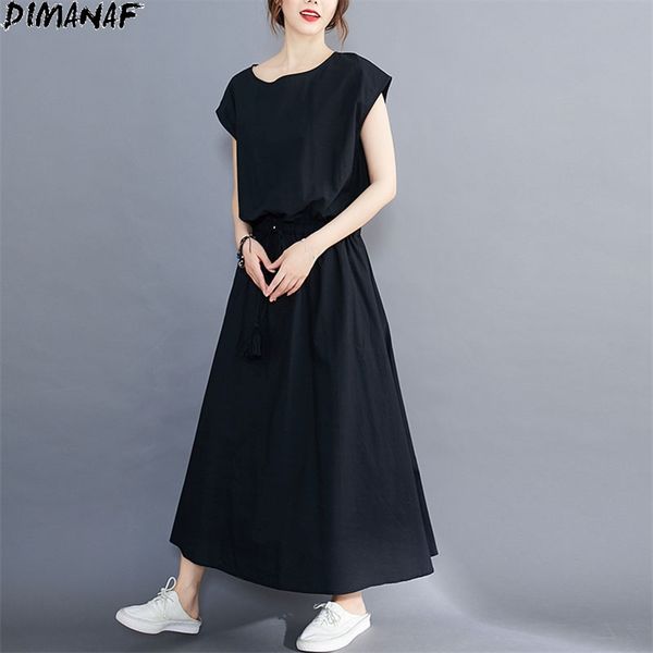 plus size summer dress elegant sundress women show thin belt long casual sleeveless linen solid 8 color 210531, Black;gray
plus size summer dress elegant sundress women show thin belt long casual sleeveless linen solid 8 color 210531, Black;gray