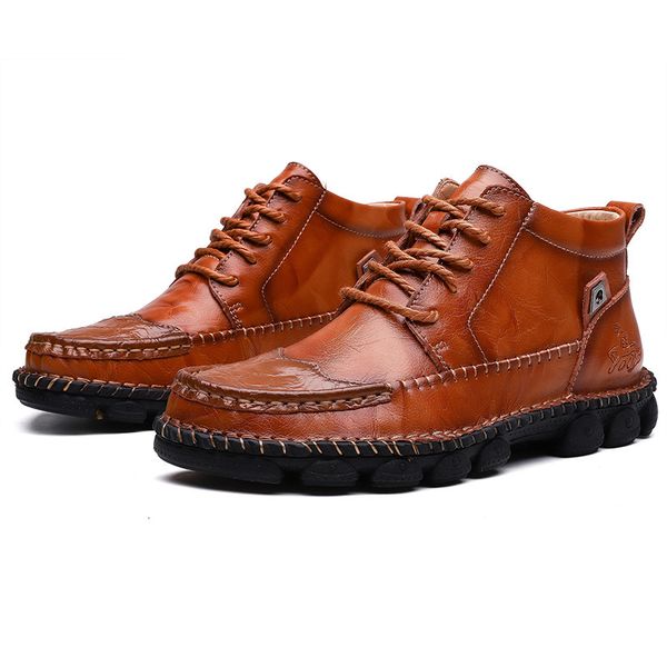 boot men's leather ankle with shoelaces high-quality male shoes from british vintage military boots winter plus size 899 770t, Black
boot men's leather ankle with shoelaces high-quality male shoes from british vintage military boots winter plus size 899 770t, Black