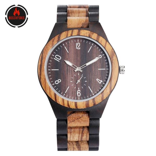 wristwatches redfire arrival 2021 luminous pointer brown ebony wood men watches full wooden watchband quartz wristwatch reloj para hombre, Slivery;brown
wristwatches redfire arrival 2021 luminous pointer brown ebony wood men watches full wooden watchband quartz wristwatch reloj para hombre, Slivery;brown