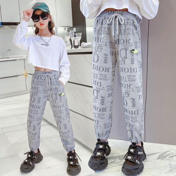 trousers girls spring and autumn western style big kids letters casual sports knitted, Blue
trousers girls spring and autumn western style big kids letters casual sports knitted, Blue