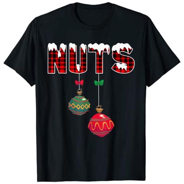 women's t-shirt chest nuts funny matching chestnuts christmas couples graphic tee, White
women's t-shirt chest nuts funny matching chestnuts christmas couples graphic tee, White