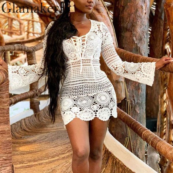 glamaker vintage summer style dress crochet short white dress long sleeve hollow out holiday lace dress vestidos de fiesta 210414, Black;gray
glamaker vintage summer style dress crochet short white dress long sleeve hollow out holiday lace dress vestidos de fiesta 210414, Black;gray
