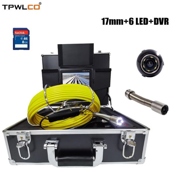 7" monitor dvr hd 720p pipe inspection camera with 20/30/40/50m cable drain sewer pumbing industrial endoscope cctv ip cameras
7" monitor dvr hd 720p pipe inspection camera with 20/30/40/50m cable drain sewer pumbing industrial endoscope cctv ip cameras