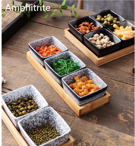 dishes & plates table utensils creative snack plate ceramic separate fruit bamboo platter domestic spice ceramica tray
dishes & plates table utensils creative snack plate ceramic separate fruit bamboo platter domestic spice ceramica tray