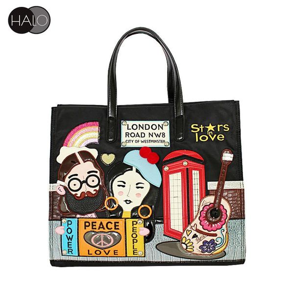 evening bags women cartoon pattern embroidery nylon shoulder bag fashion female small retro elegant shopping pu leather tote handbag
evening bags women cartoon pattern embroidery nylon shoulder bag fashion female small retro elegant shopping pu leather tote handbag