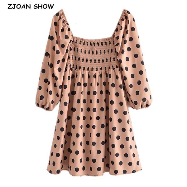 casual dresses 2021 holiday style square collar polka dot print dress sweet women puff sleeve elastic ruched woman female clothes, Black;gray
casual dresses 2021 holiday style square collar polka dot print dress sweet women puff sleeve elastic ruched woman female clothes, Black;gray