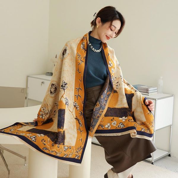 scarves lady design tassels pashmina warm winter cashmere scarf women thick shawls wraps print fashion blanket foulard, Blue;gray
scarves lady design tassels pashmina warm winter cashmere scarf women thick shawls wraps print fashion blanket foulard, Blue;gray