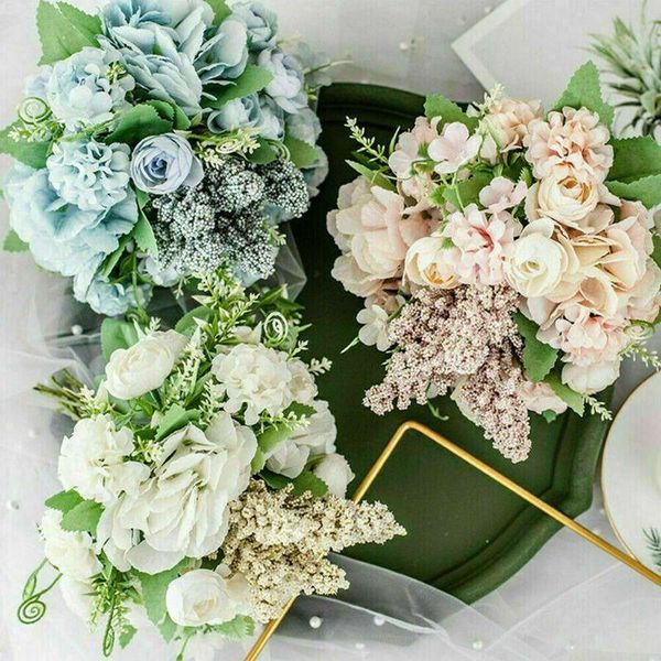 decorative flowers & wreaths 7 heads artificial roses hydrangea bridal hand held flower decor bouquet silk wedding blooming decoration fake
decorative flowers & wreaths 7 heads artificial roses hydrangea bridal hand held flower decor bouquet silk wedding blooming decoration fake
