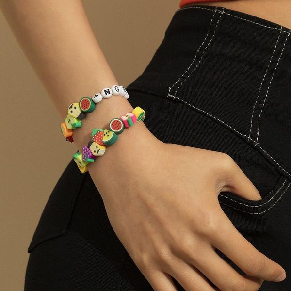 beaded, strands 2021 trendy colorful geometric beaded fruit rice bead bracelet set for woman fashion girl summer party jewelry gift, Black
beaded, strands 2021 trendy colorful geometric beaded fruit rice bead bracelet set for woman fashion girl summer party jewelry gift, Black