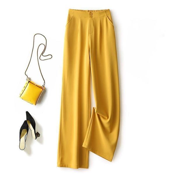 women's pants & capris spring and summer wide-leg high waist drape loose thin straight casual mopping chiffon suit women, Black;white
women's pants & capris spring and summer wide-leg high waist drape loose thin straight casual mopping chiffon suit women, Black;white