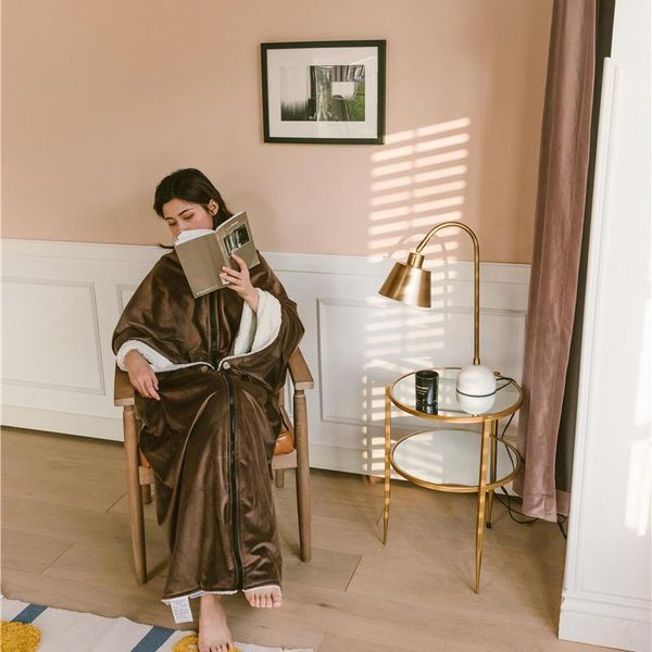 blankets 1pc blanket cape plush lazy wearable single size bedspread on the bed coffee color throw for winter double plaid
blankets 1pc blanket cape plush lazy wearable single size bedspread on the bed coffee color throw for winter double plaid