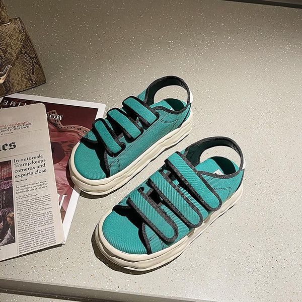 sandals women summer fashion women's 2021 mixed colors all-match comfortable round head platform female shoes, Black
sandals women summer fashion women's 2021 mixed colors all-match comfortable round head platform female shoes, Black