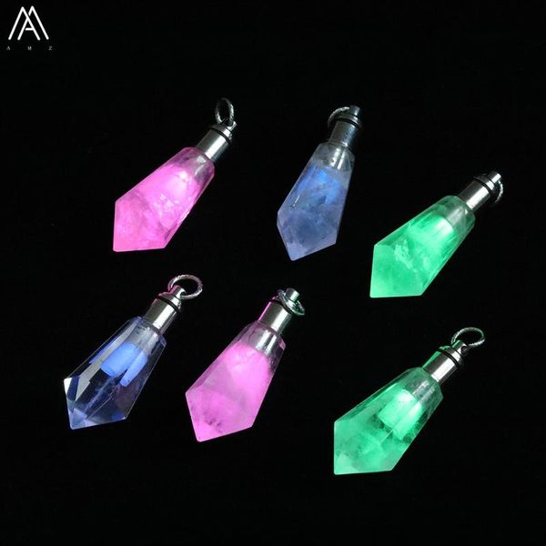 pendant necklaces hexagonal pink quartz perfume bottle necklace with led night light,natural gems stone essential oil diffuser dt-01amcj, Silver
pendant necklaces hexagonal pink quartz perfume bottle necklace with led night light,natural gems stone essential oil diffuser dt-01amcj, Silver