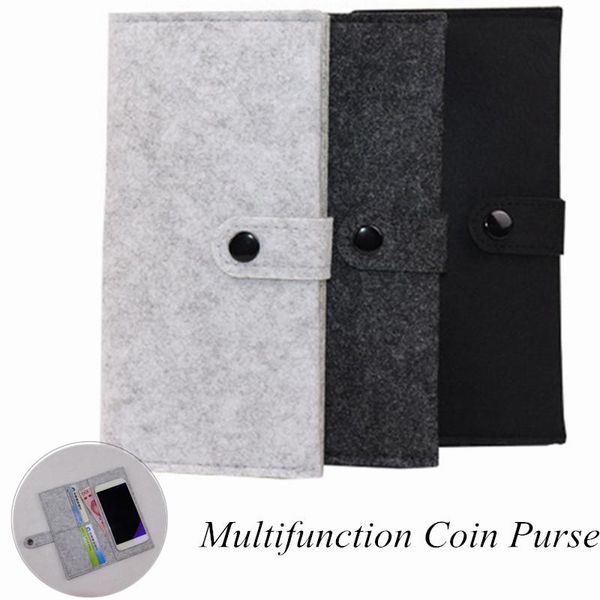 wallets multifunction 3colors mobile phone bag card holder handbag felt long section coin purse, Red;black
wallets multifunction 3colors mobile phone bag card holder handbag felt long section coin purse, Red;black