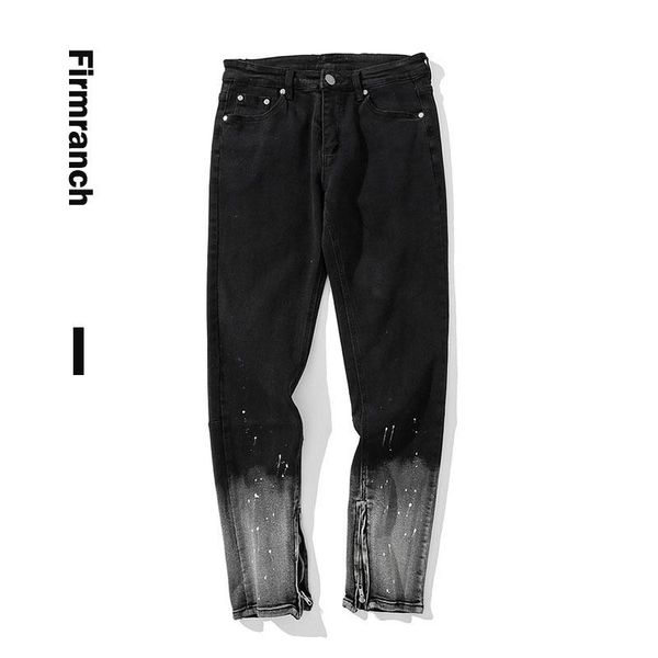 forgss men/women vibe black jeans for men 2021 high street splash-ink stacked homme zip up pencil pant moto trouse men's, Blue
forgss men/women vibe black jeans for men 2021 high street splash-ink stacked homme zip up pencil pant moto trouse men's, Blue