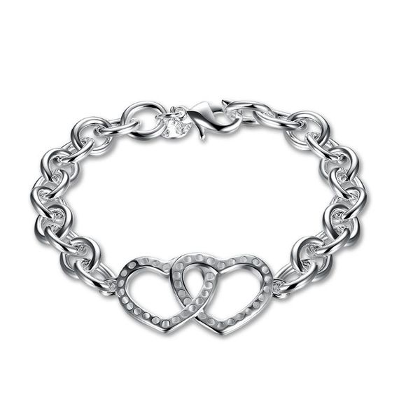 charm bracelets heart-shaped silver rolo bracelet romantic women's beautiful girl wedding jewelry, Golden;silver
charm bracelets heart-shaped silver rolo bracelet romantic women's beautiful girl wedding jewelry, Golden;silver