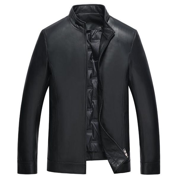 men's leather & faux scasual medium long sheepskin coat pring black men pockets thickened warm down jacket genuine
men's leather & faux scasual medium long sheepskin coat pring black men pockets thickened warm down jacket genuine