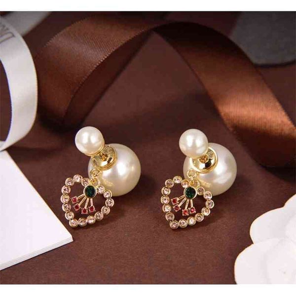 70% off outlet online family 2021 new size pearl love color diamond fashion earrings silver needle, Golden
70% off outlet online family 2021 new size pearl love color diamond fashion earrings silver needle, Golden