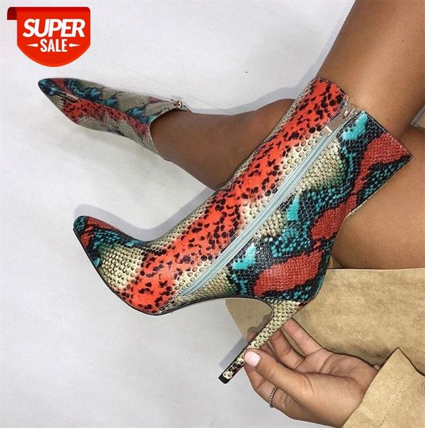 ankle boots fashion short color snake pattern thick high-heeled ladies 35-42 #hg97, Black
ankle boots fashion short color snake pattern thick high-heeled ladies 35-42 #hg97, Black