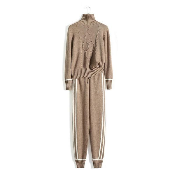 women's two piece pants collar wool special offer retro cashmere suit female 2021 knitted sweater and trousers two-piece set warm track, White
women's two piece pants collar wool special offer retro cashmere suit female 2021 knitted sweater and trousers two-piece set warm track, White