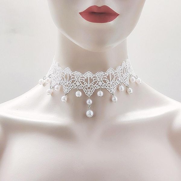 chokers fashion goth pendant necklace women aesthetic retro white lace choker collarbone chain hallowmas jewelry initial charm partygift, Golden;silver
chokers fashion goth pendant necklace women aesthetic retro white lace choker collarbone chain hallowmas jewelry initial charm partygift, Golden;silver