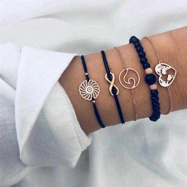 link, chain summer fashion bohemian bracelet retro black geometric pattern simple temperament female jewelry adjustable
link, chain summer fashion bohemian bracelet retro black geometric pattern simple temperament female jewelry adjustable