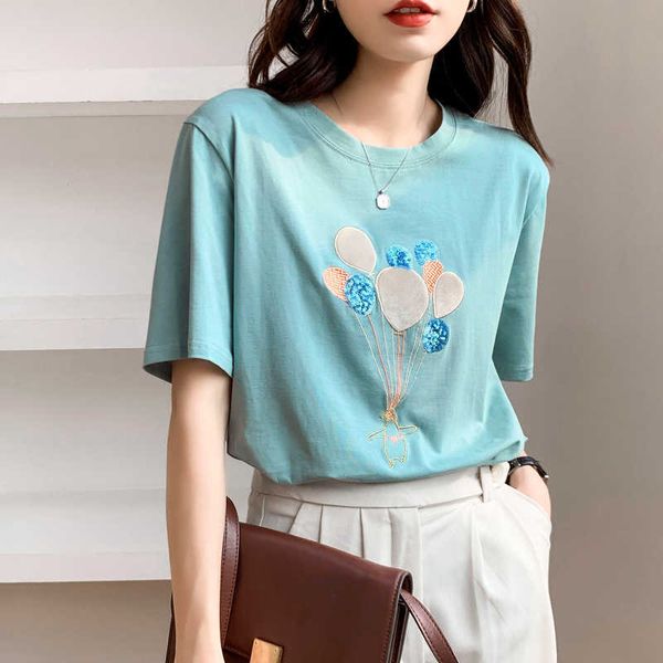 casual o-neck cartoon print women t-shirt summer short sleeve loose female basic simple girls tee 100% cotton clothes 210527, White 
casual o-neck cartoon print women t-shirt summer short sleeve loose female basic simple girls tee 100% cotton clothes 210527, White