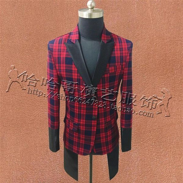 s-5xl 2021 plus size fashion slim bigbang red and black plaid suit magician performanc coat men's clothing singer costumes suits & blaz, White;black
s-5xl 2021 plus size fashion slim bigbang red and black plaid suit magician performanc coat men's clothing singer costumes suits & blaz, White;black