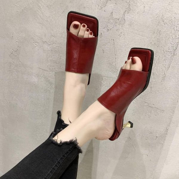 slippers fashion brand women slipper square toe outdoor summer sandals ladies elegant high heel dress slides shoes, Black
slippers fashion brand women slipper square toe outdoor summer sandals ladies elegant high heel dress slides shoes, Black